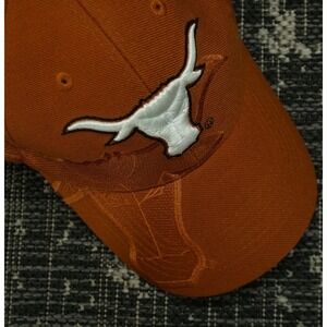 University of Texas Longhorns Strapback Hat Orange NCAA Cap Embroidered Logo